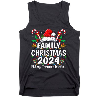 Family Christmas 2024 Matching Squad Santa Elf Funny Xmas Tank Top