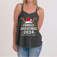 Family Christmas 2024 Matching Squad Santa Elf Funny Xmas Women's Strappy Tank