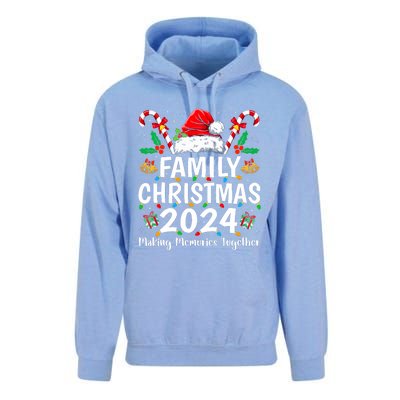 Family Christmas 2024 Matching Squad Santa Elf Funny Xmas Unisex Surf Hoodie