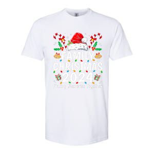 Family Christmas 2024 Matching Squad Santa Elf Funny Xmas Softstyle CVC T-Shirt