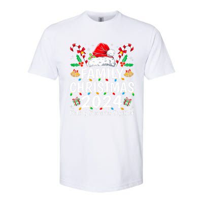 Family Christmas 2024 Matching Squad Santa Elf Funny Xmas Softstyle CVC T-Shirt