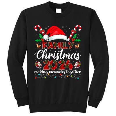 Family Christmas 2024 Matching Squad Santa Elf Funny Xmas Sweatshirt