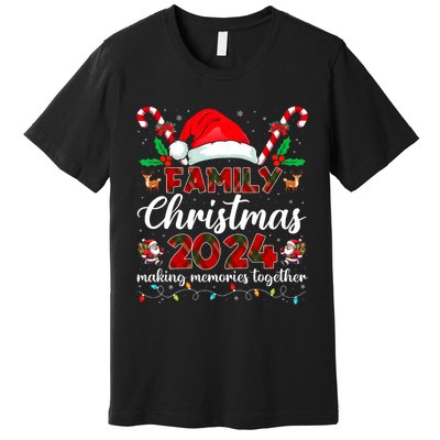 Family Christmas 2024 Matching Squad Santa Elf Funny Xmas Premium T-Shirt