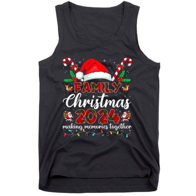 Family Christmas 2024 Matching Squad Santa Elf Funny Xmas Tank Top