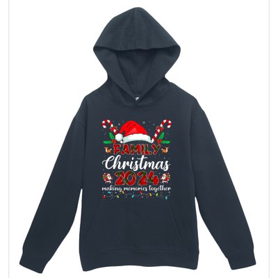 Family Christmas 2024 Matching Squad Santa Elf Funny Xmas Urban Pullover Hoodie