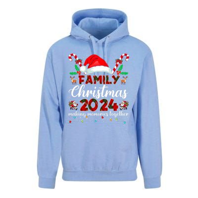 Family Christmas 2024 Matching Squad Santa Elf Funny Xmas Unisex Surf Hoodie