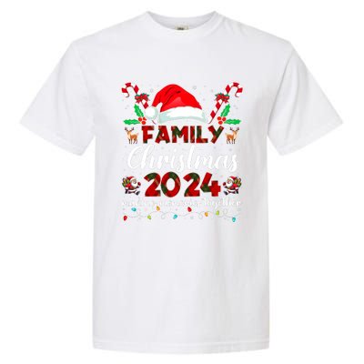 Family Christmas 2024 Matching Squad Santa Elf Funny Xmas Garment-Dyed Heavyweight T-Shirt