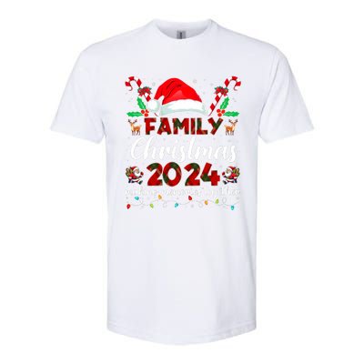 Family Christmas 2024 Matching Squad Santa Elf Funny Xmas Softstyle CVC T-Shirt