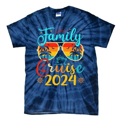 Family Cruise 2024 Summer Vacation Matching Family Cruise Tie-Dye T-Shirt