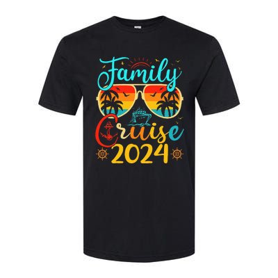 Family Cruise 2024 Summer Vacation Matching Family Cruise Softstyle CVC T-Shirt