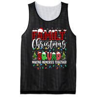 Family Christmas 2024 Matching Squad Santa Red Plaid Xmas Mesh Reversible Basketball Jersey Tank