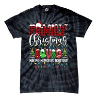 Family Christmas 2024 Matching Squad Santa Red Plaid Xmas Tie-Dye T-Shirt