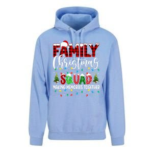 Family Christmas 2024 Matching Squad Santa Red Plaid Xmas Unisex Surf Hoodie