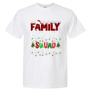 Family Christmas 2024 Matching Squad Santa Red Plaid Xmas Garment-Dyed Heavyweight T-Shirt