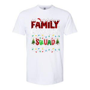 Family Christmas 2024 Matching Squad Santa Red Plaid Xmas Softstyle CVC T-Shirt