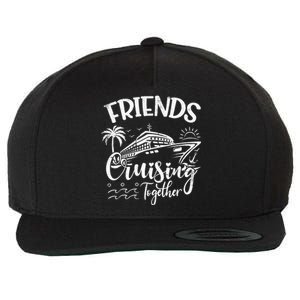 Friends Cruise 2024 Cruising Together Friends Matching Squad  Wool Snapback Cap