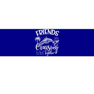 Friends Cruise 2024 Cruising Together Friends Matching Squad  Bumper Sticker