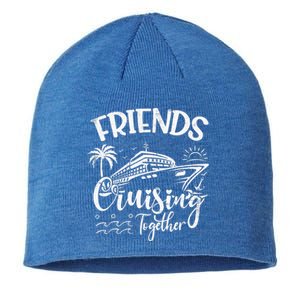 Friends Cruise 2024 Cruising Together Friends Matching Squad  Sustainable Beanie