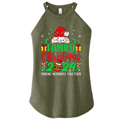 Family Christmas 2024 Christmas Squad Xmas Matching Pajamas Women’s Perfect Tri Rocker Tank