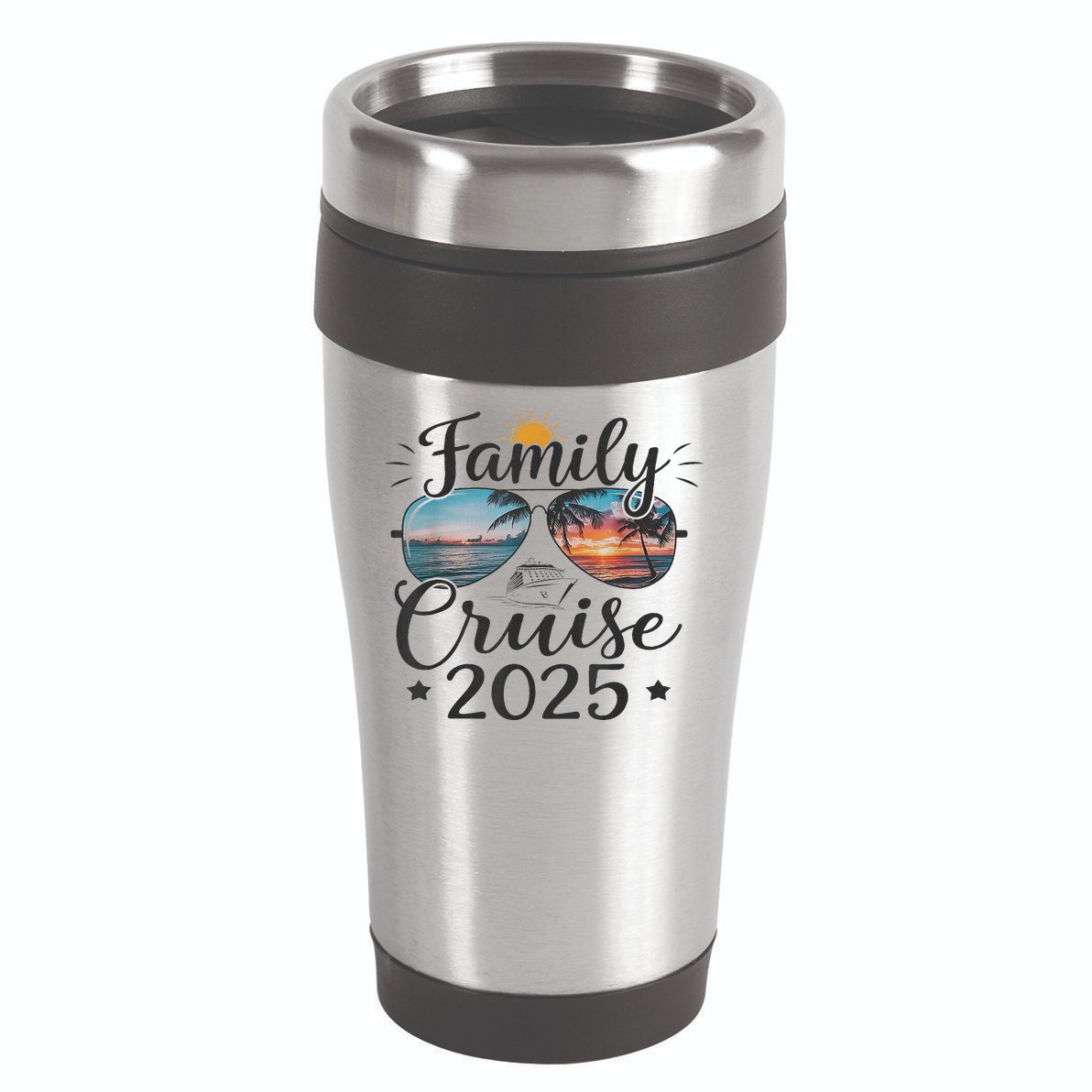 Family Cruise 2025 Vacation Trip Family Matching Cruise Ship 16oz Travel Tumbler