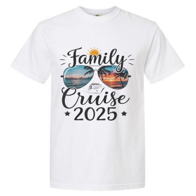 Family Cruise 2025 Vacation Trip Family Matching Cruise Ship Garment-Dyed Heavyweight T-Shirt