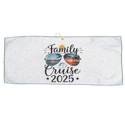 Family Cruise 2025 Vacation Trip Family Matching Cruise Ship Large Microfiber Waffle Golf Towel