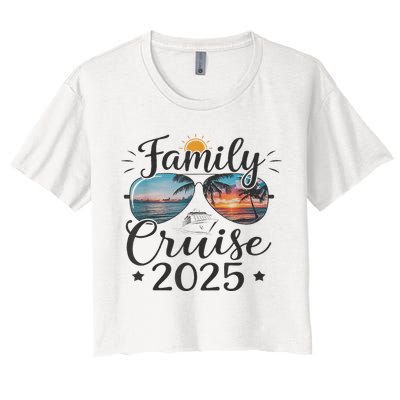 Family Cruise 2025 Vacation Trip Family Matching Cruise Ship Crop Top