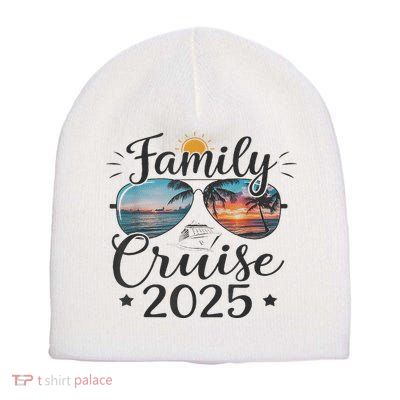 Family Cruise 2025 Vacation Trip Family Matching Cruise Ship Short Acrylic Beanie