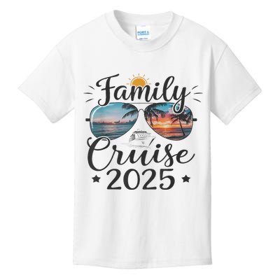 Family Cruise 2025 Vacation Trip Family Matching Cruise Ship Kids T-Shirt