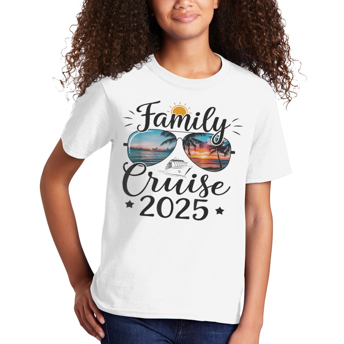Family Cruise 2025 Vacation Trip Family Matching Cruise Ship Kids T-Shirt