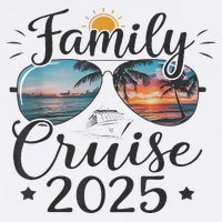 Family Cruise 2025 Vacation Trip Family Matching Cruise Ship Kids T-Shirt