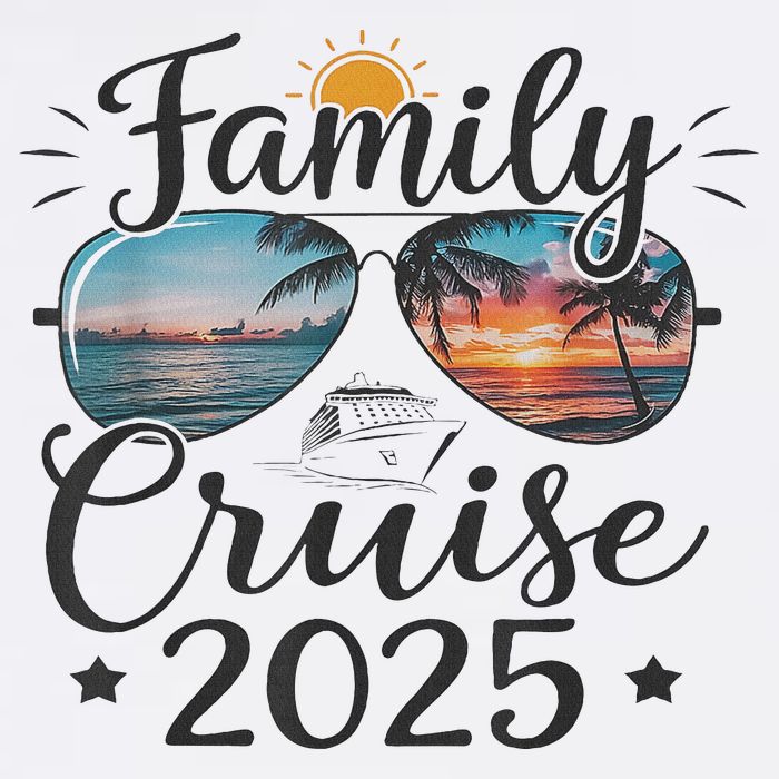 Family Cruise 2025 Vacation Trip Family Matching Cruise Ship Kids T-Shirt