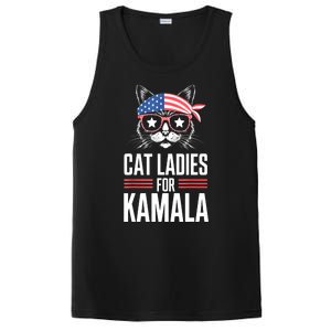 Funny Cat 2024 President Kamala Harris Cat Ladies For Kamala Gift PosiCharge Competitor Tank