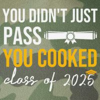 Funny Class 2025 You Didnt Just Pass You Cooked Graduation Legacy Tie Dye Trucker Hat