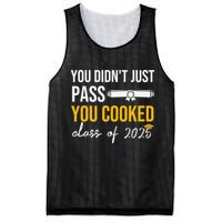 Funny Class 2025 You Didnt Just Pass You Cooked Graduation Mesh Reversible Basketball Jersey Tank