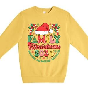 Family Christmas 2024 Making Memories Together Premium Crewneck Sweatshirt