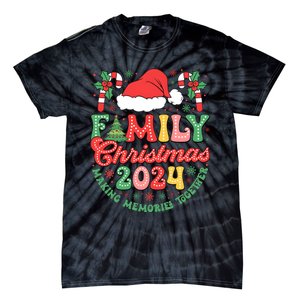 Family Christmas 2024 Making Memories Together Tie-Dye T-Shirt