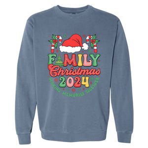 Family Christmas 2024 Making Memories Together Garment-Dyed Sweatshirt