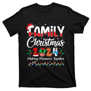 Family Christmas 2024 Matching Squad Santa Elf Funny Xmas T-Shirt