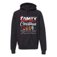 Family Christmas 2024 Matching Squad Santa Elf Funny Xmas Premium Hoodie