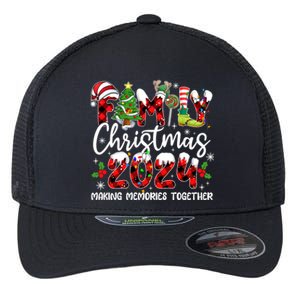 Family Christmas 2024 Making Memories Together Xmas Ornat Gift Flexfit Unipanel Trucker Cap