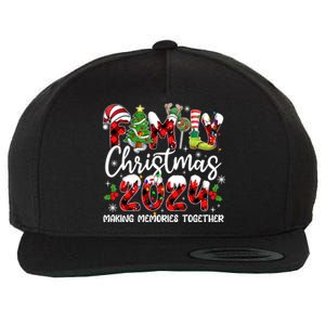 Family Christmas 2024 Making Memories Together Xmas Ornat Gift Wool Snapback Cap