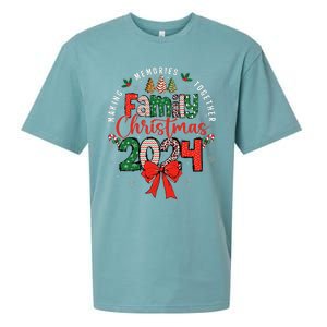 Family Christmas 2024 Matching Xmas Making Memories Together Sueded Cloud Jersey T-Shirt