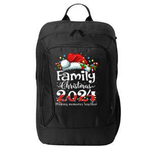 Family Christmas 2024 Matching Squad Santa Elf Funny Xmas City Backpack