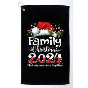 Family Christmas 2024 Matching Squad Santa Elf Funny Xmas Platinum Collection Golf Towel