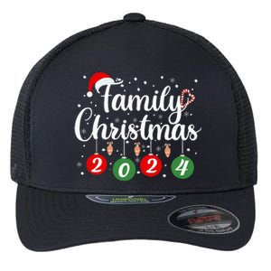 Family Christmas 2024 Xmas Holiday Pajamas Family Vacation Flexfit Unipanel Trucker Cap