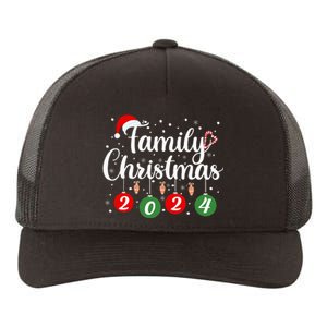 Family Christmas 2024 Xmas Holiday Pajamas Family Vacation Yupoong Adult 5-Panel Trucker Hat