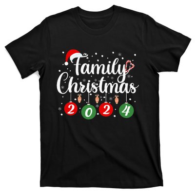 Family Christmas 2024 Xmas Holiday Pajamas Family Vacation T-Shirt