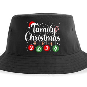 Family Christmas 2024 Xmas Holiday Pajamas Family Vacation Sustainable Bucket Hat