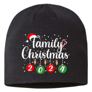 Family Christmas 2024 Xmas Holiday Pajamas Family Vacation Sustainable Beanie